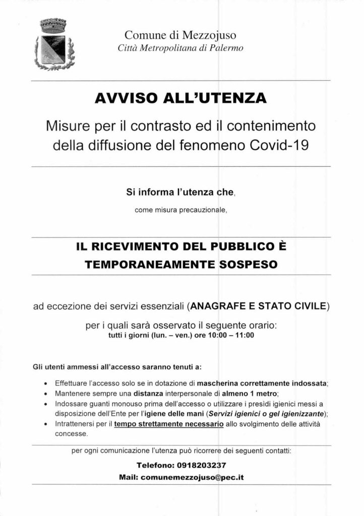 Ricevimento pubblico