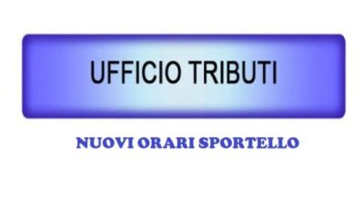 RICEVIMENTO AL PUBBLICO DELL’UFFICIO TRIBUTI